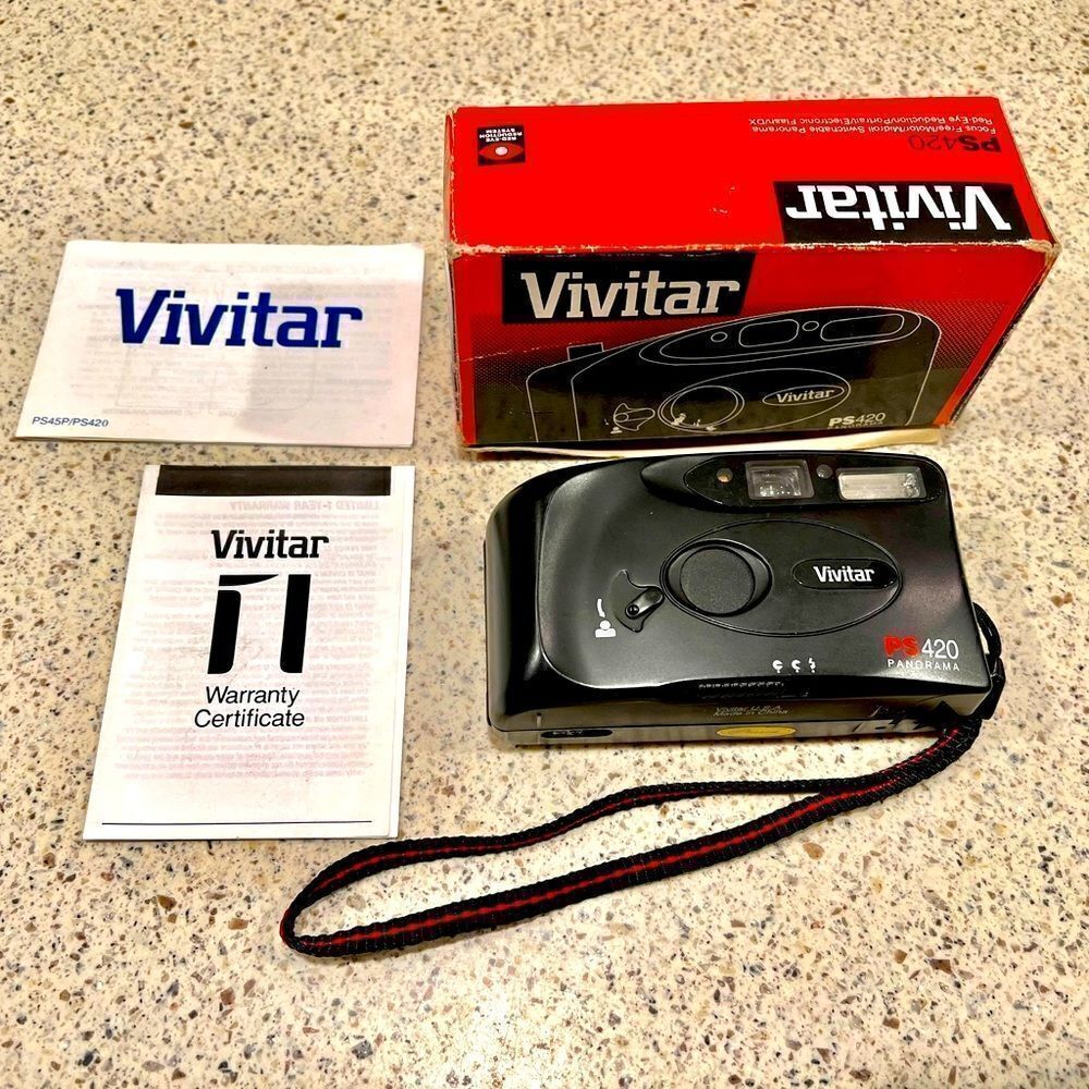Vintage Vivitar PS420 35mm Film Camera - Panorama Tested-Works~Used On TV Show